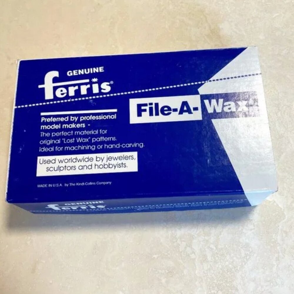 Carving Wax Ferris File-A-Wax Slices, 1Pound Assortment Purple Design Wax Model